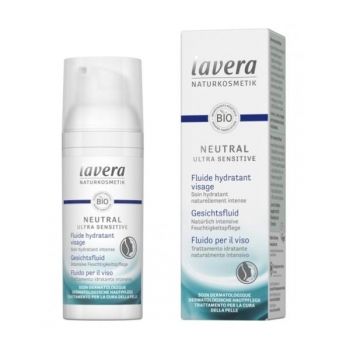 Fluid Facial pentru Tenul Alergic, Sensibil si Iritat Neutral Lavera, 50ml