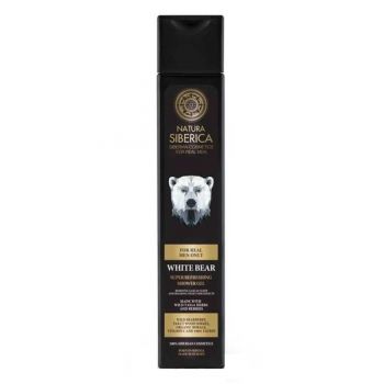 Gel de Dus Revigorant pentru Barbati cu Plante Siberiene White Bear Natura Siberica, 250ml