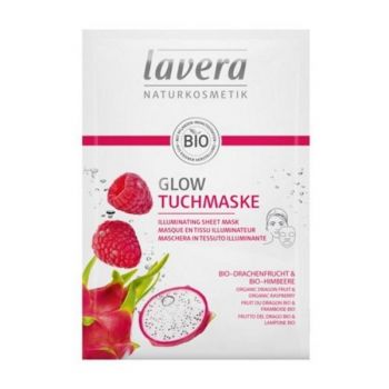 Masca Iluminatoare Sheet Mask cu Zmeura si Fructul Dragonului Lavera la reducere