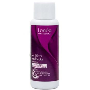 Oxidant Permanent 6% - Londa Professional Extra Rich Creme Emulsion 20 vol 60 ml la reducere