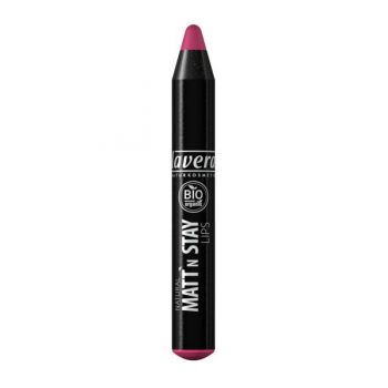 Ruj Bio Matt'n Stay Lips Pink 05 Lavera, 3g Ruj Bio Matt'n Stay Lips Pink 05 Lavera, 3g
