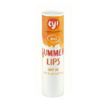 Balsam de Buze Bio Summer Lips cu Protectie Solara Inalta SPF 20 Eco Cosmetics, 4g