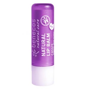 Balsam de Buze cu Unt de Shea si Coacaze Benecos, 4,8 g