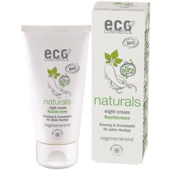 Crema Bio de Noapte cu Ginseng si Rodie Eco Cosmetics, 50 ml