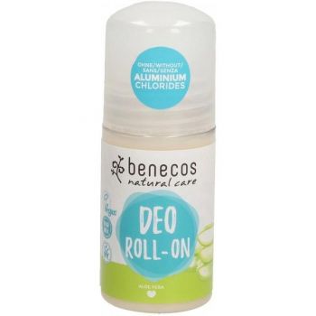Deodorant Roll-On Bio cu Aloe Vera Benecos, 50ml