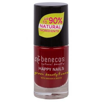 Lac de Unghii Benecos, nuanta Cherry Red, 5 ml