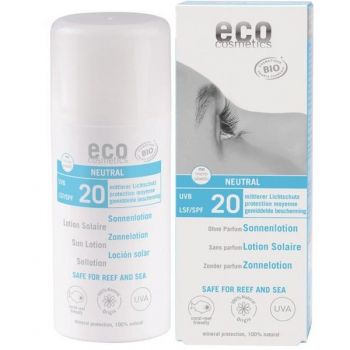 Lotiune Fluida de Protectie Solara SPF 20 Fara Parfum Eco Cosmetics, 100ml