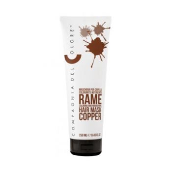 Masca Coloranta Nuantatoare Compagnia del Colore, nuanta Copper, 250 ml Masca Coloranta Nuantatoare Compagnia del Colore, nuanta Copper, 250 ml