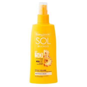 Spray protectie solara, cu extract de helycrysum de la Palatul Massaini, SPF 50