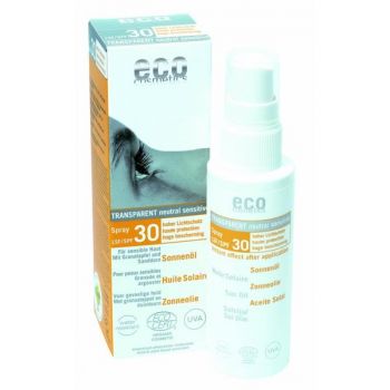Ulei de Plaja Bio pentru Fata si Corp cu Protectie Solara Inalta SPF 30 Eco Cosmetics, 50ml