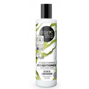 Balsam Fortifiant Impotriva Caderii Parului cu Alge & Lemongrass Organic Shop, 280 ml