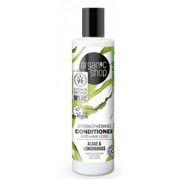 Balsam Fortifiant Impotriva Caderii Parului cu Alge & Lemongrass Organic Shop, 280ml de firma original