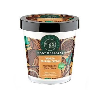 Crema Delicioasa pentru Corp Vanilla Whipped Cream Organic Shop, 450ml Crema Delicioasa pentru Corp Vanilla Whipped Cream Organic Shop, 450ml