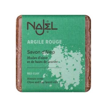 Sapun de Alep cu Argila Rosie Najel, 100 g de firma original