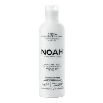 Balsam Crema Restructurant cu Iaurt pentru Par Uscat, Fragil si Lipsit de Stralucire 2.2 Noah, 250ml Balsam Crema Restructurant cu Iaurt pentru Par Uscat, Fragil si Lipsit de Stralucire 2.2 Noah, 250ml