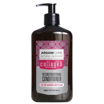 Balsam Reparator cu Colagen pentru Par Subtire, Deteriorat si Fragil Arganicare, 400ml la reducere