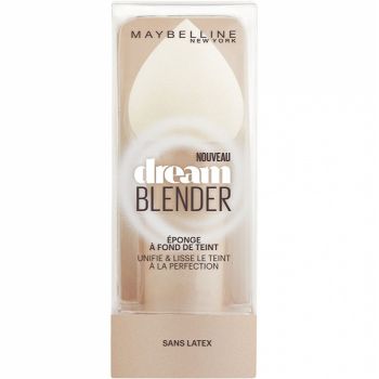 Burete Maybelline New York Dream Blender pentru aplicarea fondului de ten, lavabil, fara latex de firma original