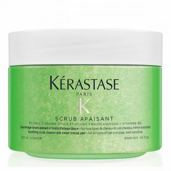 Exfoliant Curatare Scalp Normal/Sensibil - Kerastase Fusio Scrub Apaisant, 250 ml Exfoliant Curatare Scalp Normal/Sensibil - Kerastase Fusio Scrub Apaisant, 250 ml