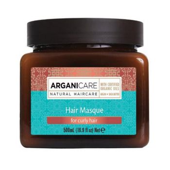 Masca Nutritiva cu Ulei de Argan pentru Parul Cret Arganicare, 500ml la reducere