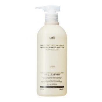 Sampon cu proteine de matase si keratina Triplex 3 Natural Shampoo La'dor 530 ml