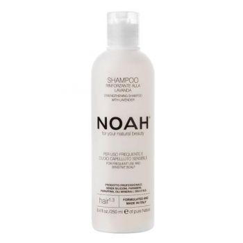 Sampon Natural Fortifiant cu Lavanda pentru Uz Frecvent si Scalp Sensibil 1.3 Noah, 250ml Sampon Natural Fortifiant cu Lavanda pentru Uz Frecvent si Scalp Sensibil 1.3 Noah, 250ml