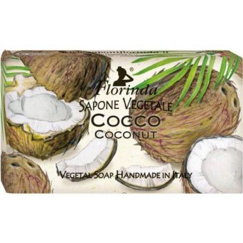 Sapun Vegetal cu Cocos Florinda La Dispensa, 100 g la reducere