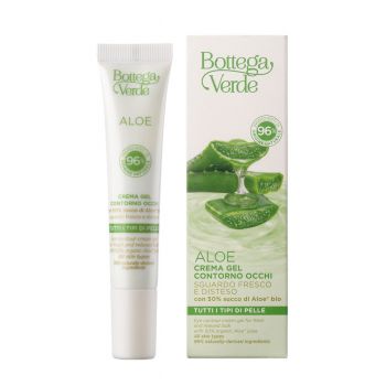 Crema gel pentru ochi, cu extract de aloe vera si 96% ingrediente naturale