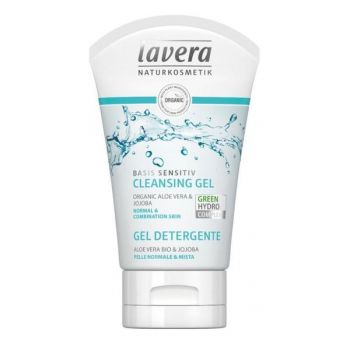 Gel de Curatare pentru Ten Normal si Mixt Basis Sensitiv Lavera, 125ml Gel de Curatare pentru Ten Normal si Mixt Basis Sensitiv Lavera, 125ml
