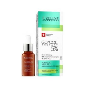 Ser pentru fata, Eveline Cosmetics, Glycol Therapy 5%, 18 ml ieftin