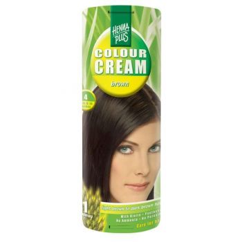 Crema nuantatoare, 4, Colour Cream Brown, Hennaplus, 60 ml