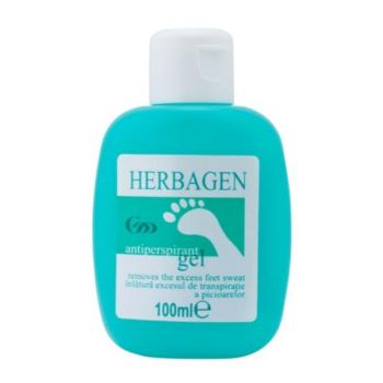 Gel Antiperspirant pentru Picioare Herbagen, 100ml