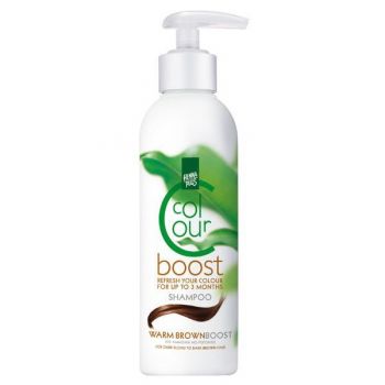 Sampon colorant, Colour Boost Warm Brown, Hennaplus, 200 ml ieftin