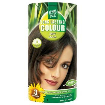 Vopsea par, Long Lasting Colour, 5 Light Brown, Hennaplus ieftina