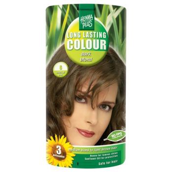 Vopsea par, Long Lasting Colour, 6 Dark Blond, Hennaplus