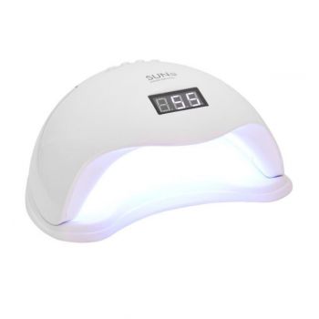 Lampa profesionala unghii UV LED SUN5, Activare prin senzori, 48 W, Uscare 10s-99s, pentru uscat oja semipermanenta sau gel UV