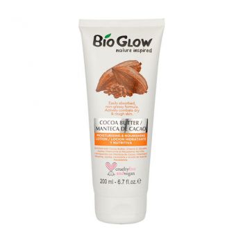 Lotiune hidratanta Bio Glow cu Unt de Cacao si Nuci Macadamia pentru piele uscata, 200 ml