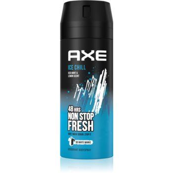Axe Ice Chill spray şi deodorant pentru corp cu o eficienta de 48 h