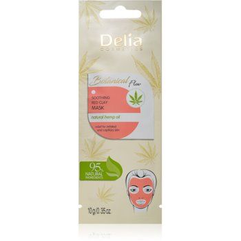 Delia Cosmetics Botanical Flow Hemp Oil masca calmanta pentru fata pentru piele sensibila si iritabila