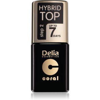 Delia Cosmetics Hybrid Gel lac gel de unghii pentru acoperirea superioară ieftin