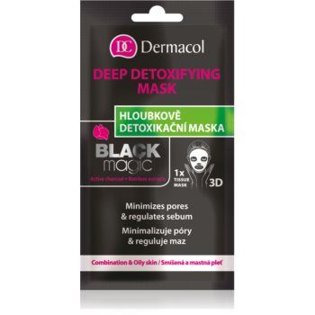 Dermacol Black Magic mască compresă hidratantă Dermacol Black Magic mască compresă hidratantă