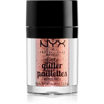 NYX Professional Makeup Glitter Goals sclipici metalic pentru față și corp NYX Professional Makeup Glitter Goals sclipici metalic pentru față și corp