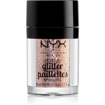 NYX Professional Makeup Glitter Goals sclipici metalic pentru față și corp