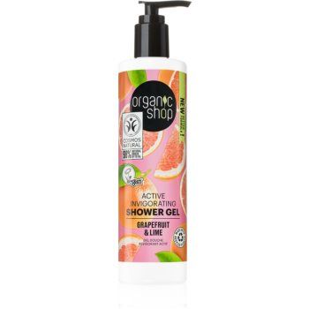 Organic Shop Grapefruit & Lime gel de duș activ ieftina