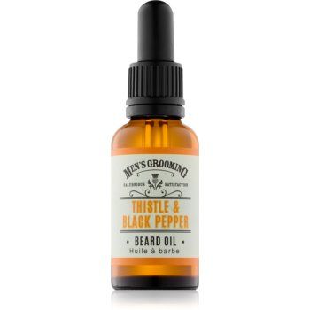 Scottish Fine Soaps Men’s Grooming Thistle & Black Pepper ulei pentru barba