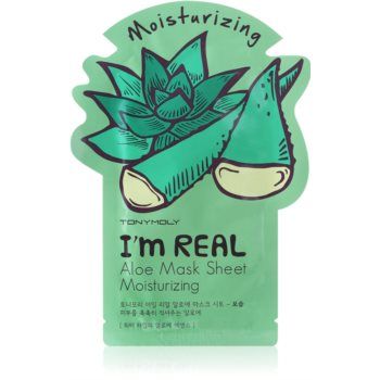 TONYMOLY I'm REAL Aloe mască textilă hidratantă