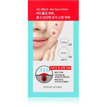 Holika Holika AC Mild Red Spot plasturi pentru piele problematică impotriva acneei de firma originale