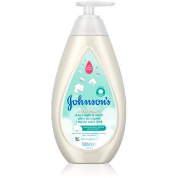 Johnson's® Cottontouch spumant de baie și gel de duș 2 in 1