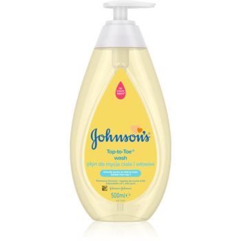 Johnson's® Top-to-Toe gel de duș pentru corp și păr pentru nou-nascuti si copii