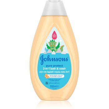 Johnson's® Wash and Bath gel de dus si baie pentru copii