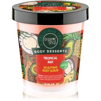 Organic Shop Body Desserts Tropical Mix exfoliant corporal pentru slăbire